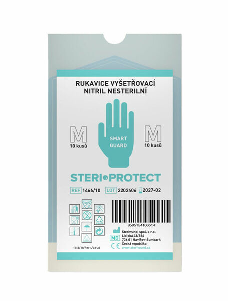 Steriwund Rukavice vyšetřovací nitrilové vel. M nesterilní 10 ks porovnat ceny