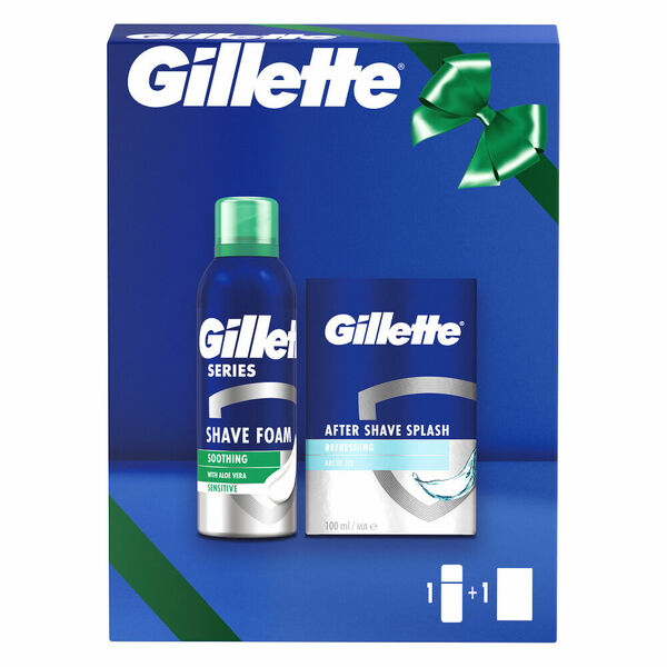GILLETTE Soothing pěna 200 ml + VPH 100 ml Dárkové balení porovnat ceny