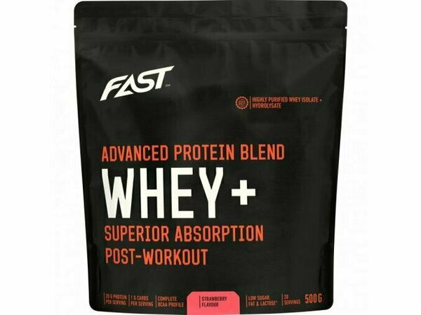 Fast Práškový Protein Whey + Jahoda 500g porovnat ceny