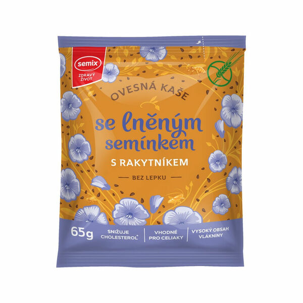 SEMIX Ovesná kaše s rakytníkem a lněným semínkem 65 g porovnat ceny