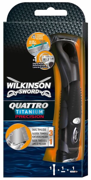 Wilkinson Sword Quattro Titanium Precision Carbon - holicí strojek porovnat ceny