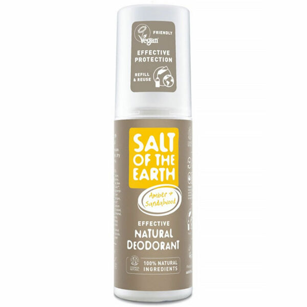SALT OF THE EARTH Přírodní minerální deodorant spray Amber & Santalwood 100 ml porovnat ceny