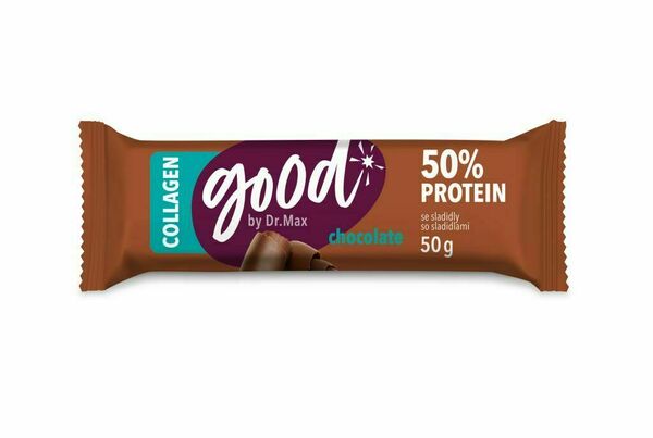 Dr. Max Protein Bar 50% Chocolate Collagen proteinová tyčinka 50 g porovnat ceny