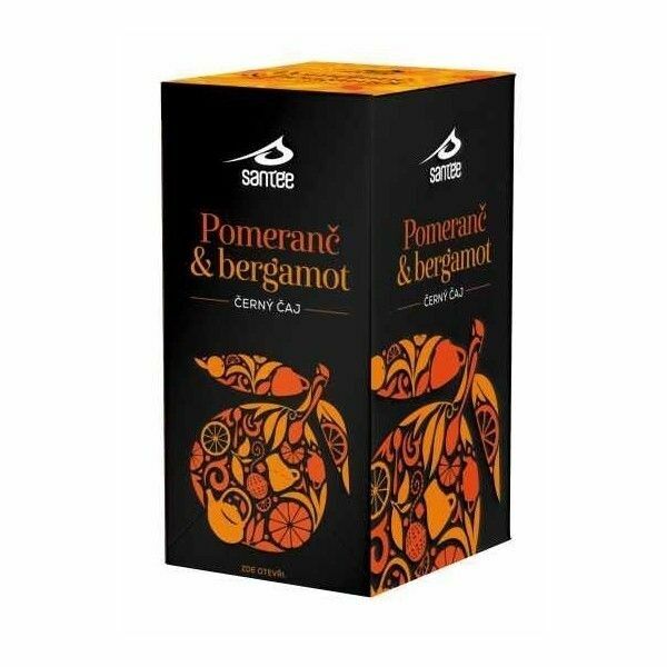 Santée Černý čaj pomeranč & bergamot porcovaný čaj 20x1,75 g porovnat ceny