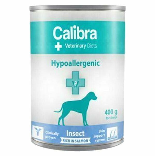 CALIBRA Vet. Diet Hypoallergenic konzerva pro psy Insect&Salmon 400 g porovnat ceny