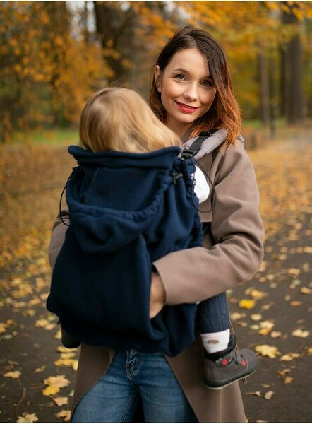 Kinder Hop Zateplovací kapsa na nosítko fleece Navy Blue modrá 1ks porovnat ceny