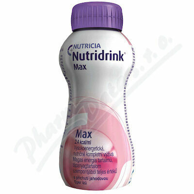 NUTRIDRINK MAX S PŘÍCHUTÍ JAHODOVOU perorální SOL 4X300ML porovnat ceny