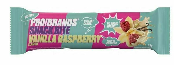Pro!Brands Snackbite vanilka/malina 35 g porovnat ceny
