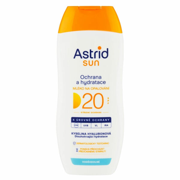 ASTRID Sun hydratační mléko na opalování OF20 200 ml porovnat ceny