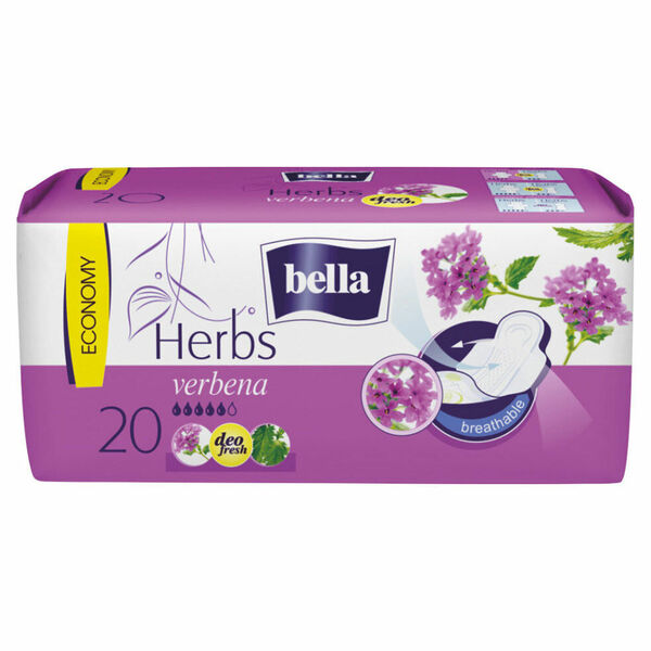BELLA Herbs Verbena Hygienické vložky s křidélky 20 ks porovnat ceny