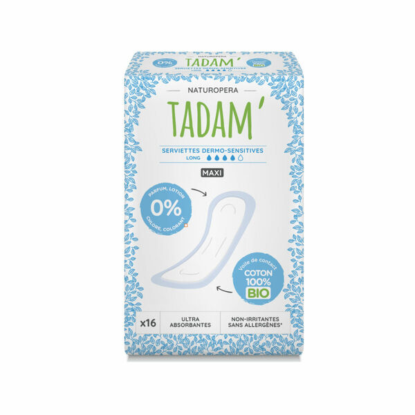 Tadam Dermo sensitivní vložky z BIO bavlny maxi super 16 ks porovnat ceny