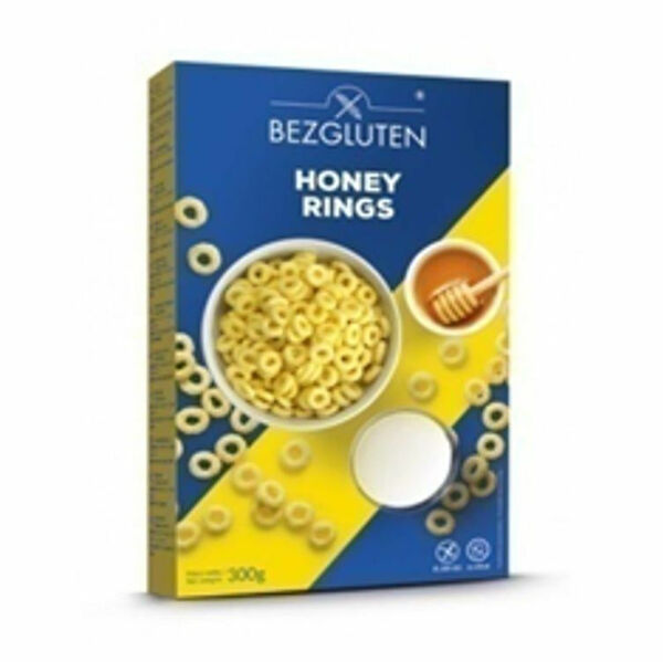 BEZGLUTEN Honey rings medové kroužky bez lepku 300 g porovnat ceny