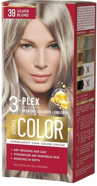 Aroma Color Barva na vlasy - stříbrná blond č.39 porovnat ceny