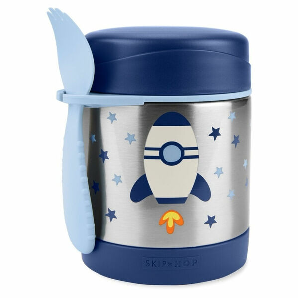 SKIP HOP Spark style termoska na jídlo se lžičkou/vidličkou od 3 let raketa 325 ml porovnat ceny
