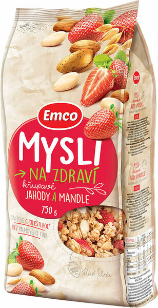 Emco Mysli křupavé Jahody a mandle 750g porovnat ceny