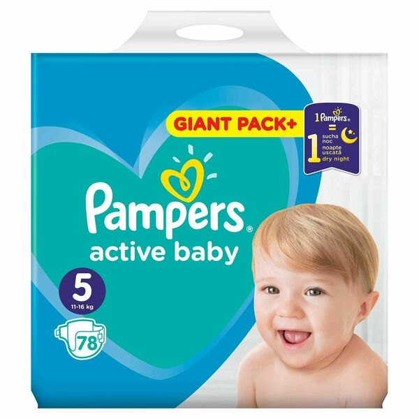 Pampers Active Baby GPP S5 (11-16kg) 78ks porovnat ceny