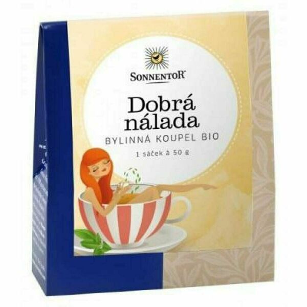 SONNENTOR Bylinná koupelová sůl Dobrá nálada bio 50 g porovnat ceny