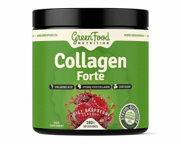 GreenFood Nutrition Collagen Forte juicy raspberry 180 g porovnat ceny