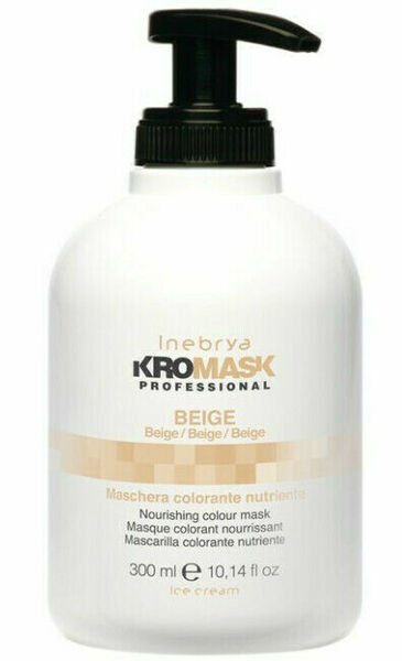 Inebrya  Color Mask Beige 300ml/výživní maska pro vytvoření barevného efektu / běžová porovnat ceny