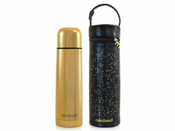 Miniland Sada termosky a termoobalu DeLuxe zlatá 500ml porovnat ceny
