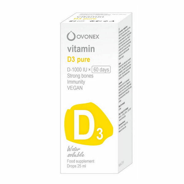 OVONEX Vitamín D3 pure kapky 25 ml porovnat ceny