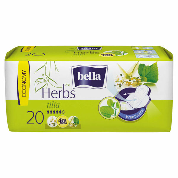 BELLA Herbs Tilia Hygienické vložky s křidélky 20 ks porovnat ceny