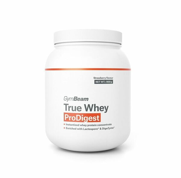 GymBeam True Whey ProDigest strawberry 900 g porovnat ceny