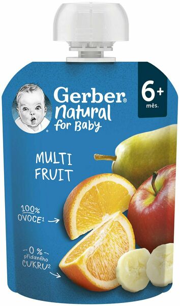 Gerber Natural kapsička multifruit 90 g porovnat ceny