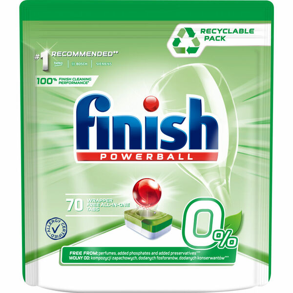 Finish 0% Powerball Green Eco tablety do myčky 70ks porovnat ceny