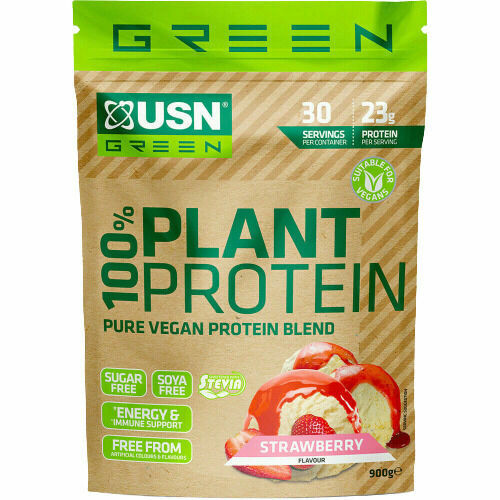 USN 100% Plant Protein jahoda 900g porovnat ceny