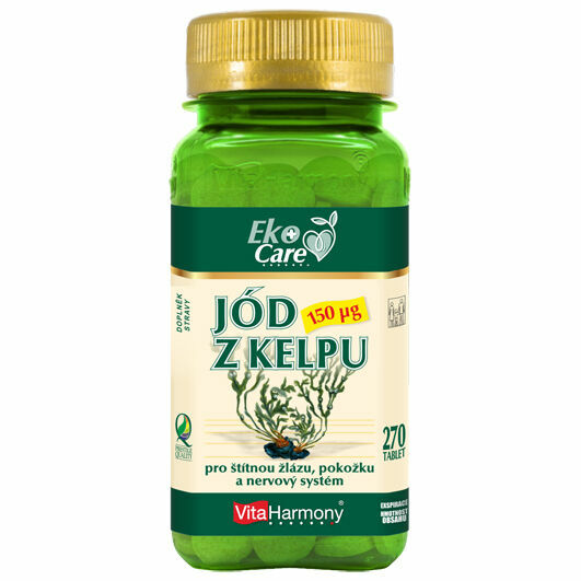 VitaHarmony, s.r.o.  VitaHarmony VE Jód z kelpu 150 µg, 270ks porovnat ceny