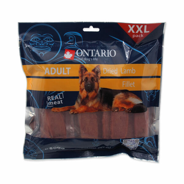 Ontario Sušené jehněčí plátky 500 g porovnat ceny