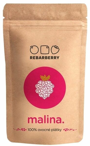 REBARBERRY Chytré ovoce 100% ovocné plátky malina 50g porovnat ceny