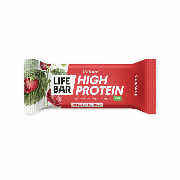 LifeFood Lifebar Protein tyčinka jahodová BIO 40 g porovnat ceny