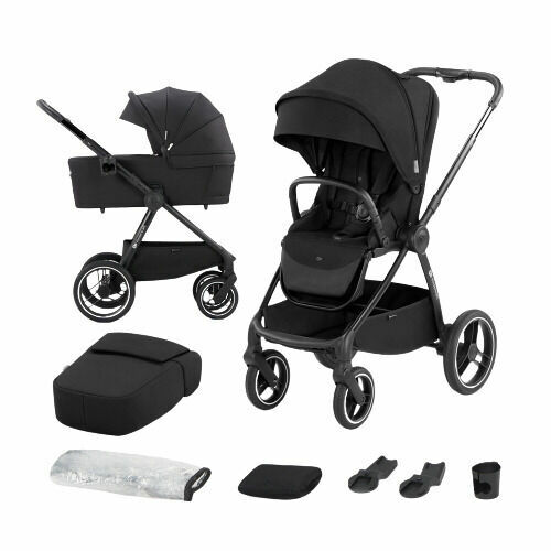 Kinderkraft Kočárek kombinovaný Nea 2v1 Midnight Black, Premium porovnat ceny