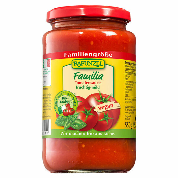 RAPUNZEL Familia omáčka na těstoviny BIO 550 g porovnat ceny