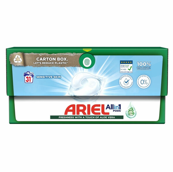 ARIEL All-in-1 PODs Sensitive Kapsle na praní 31 praní porovnat ceny