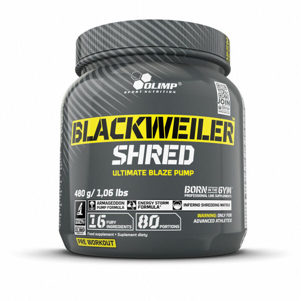 OLIMP Blackweiler Shred Předtréninková směs Exotic Orange 480 g porovnat ceny