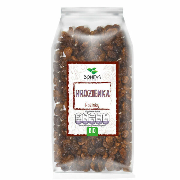 BONITAS BIO Sušené rozinky 500g porovnat ceny