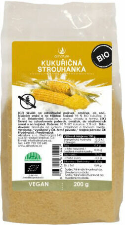 Allnature Kukuřičná strouhanka BIO 200g porovnat ceny