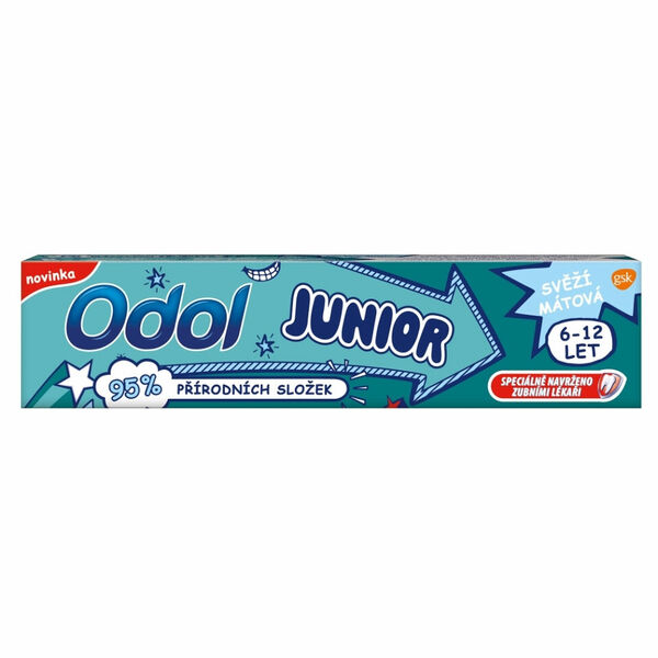 ODOL Junior zubní pasta 6 - 12 let 50 ml porovnat ceny