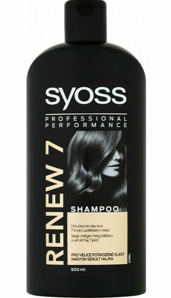 Syoss Renew 7 šampon pro poškozené vlasy 500ml porovnat ceny