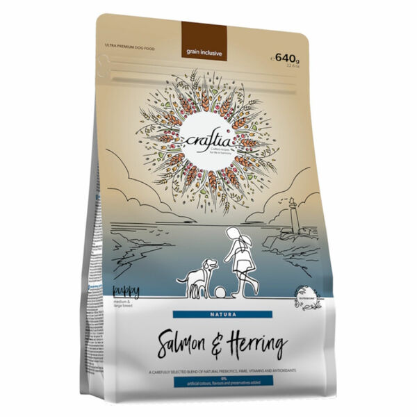 KRAFTIA Craftia Natura Puppy M/L Salmon Granule pro štěňata 1 ks, Hmotnost balení: 640 g porovnat ceny