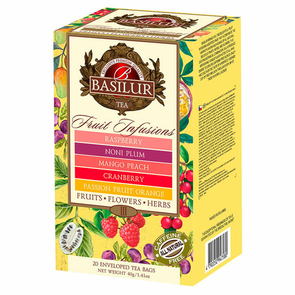 BASILUR Fruit infusions assorted III. variace ovocných čajů 20 sáčků porovnat ceny