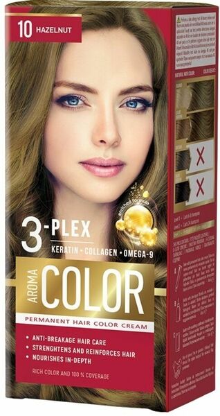 Aroma Color Barva na vlasy - lískový ořech č.10 porovnat ceny