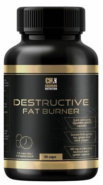 Chevron Nutrition Destructive Fat Burner 90 kapslí porovnat ceny