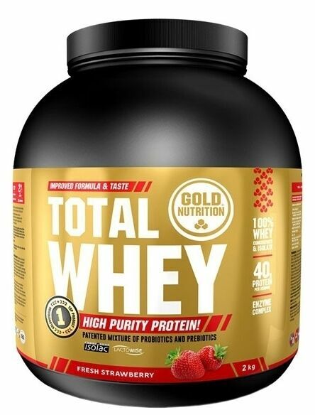 GoldNutrition Total Whey jahoda 2000g porovnat ceny