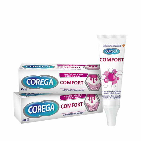 COREGA Comfort fixační krém 2 kusy 40 g porovnat ceny