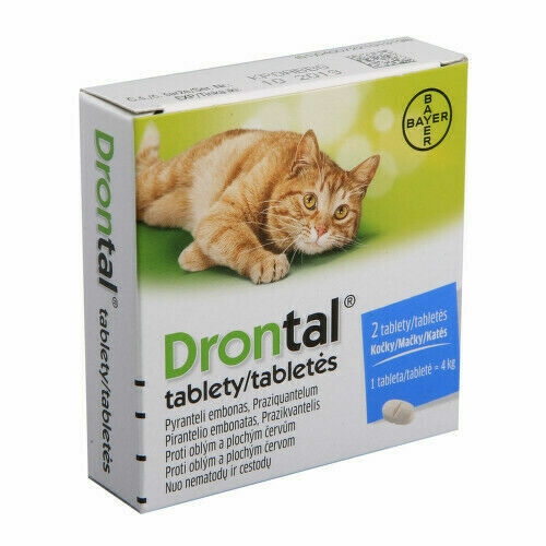Drontal kočky a.u.v.tbl.2 porovnat ceny