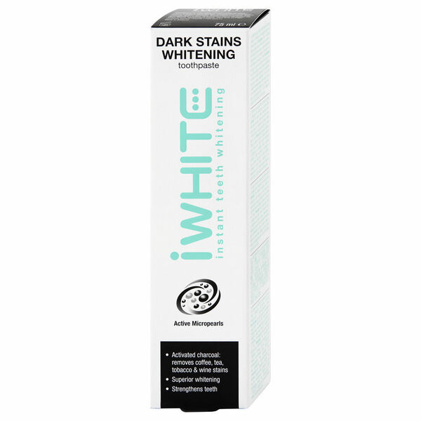 IWHITE  Dark Stains bělící zubní pasta 75 ml porovnat ceny